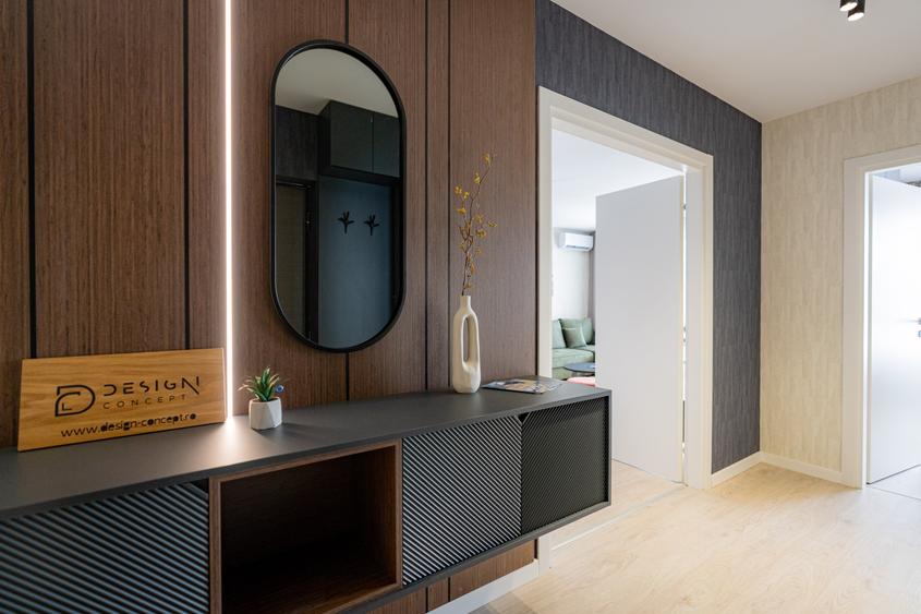 Apartament cu 3 camere semidecomandat în Nord