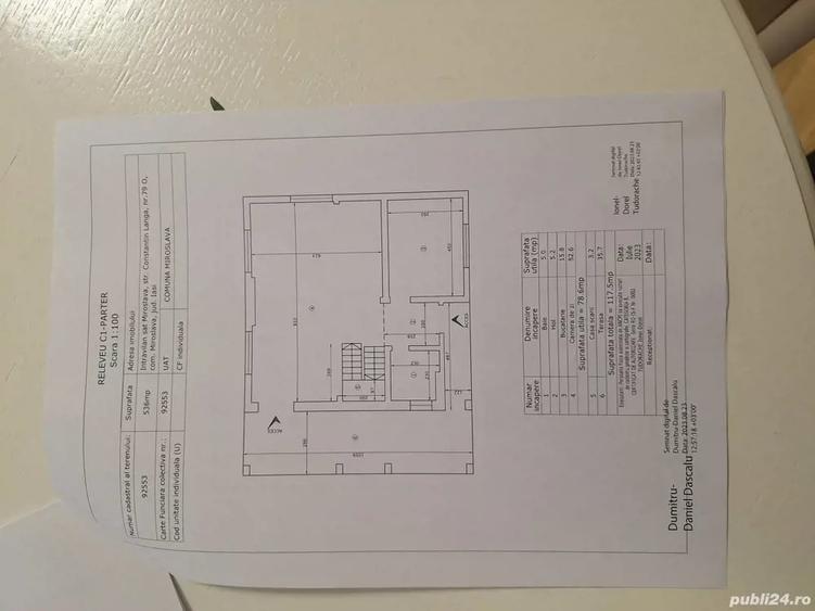 Casă cu 6 camere cu Teren 600 Mp în Balciu