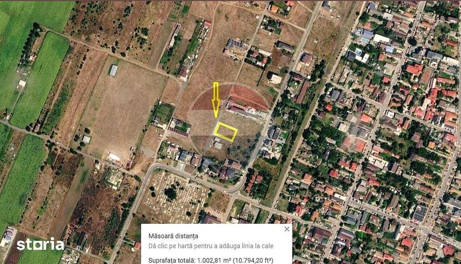 Teren de 1000 mp, în Central