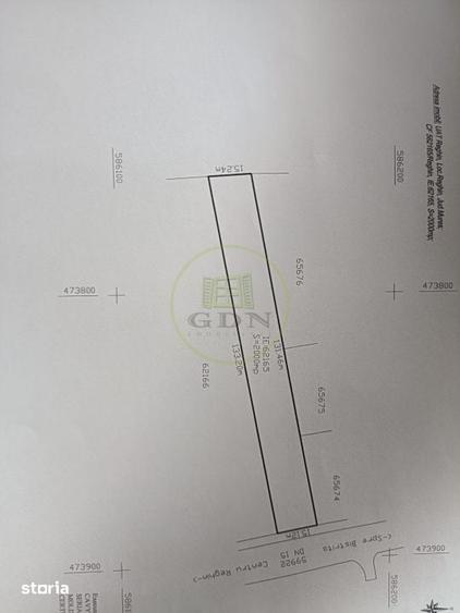 Teren de 2000 mp, în Central