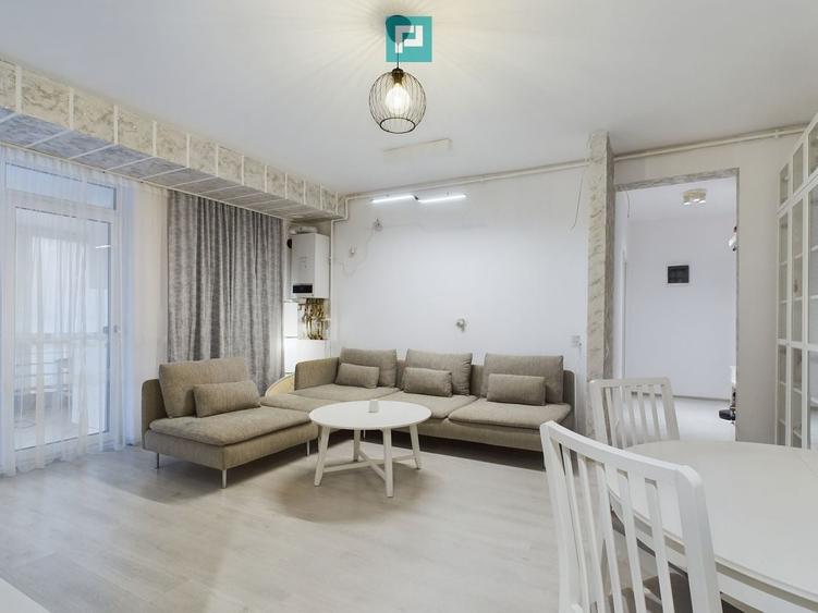 Apartament cu 3 camere semidecomandat, mobilat în Dumbrăvița
