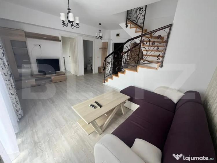 Apartament cu 3 camere decomandat, mobilat în Central