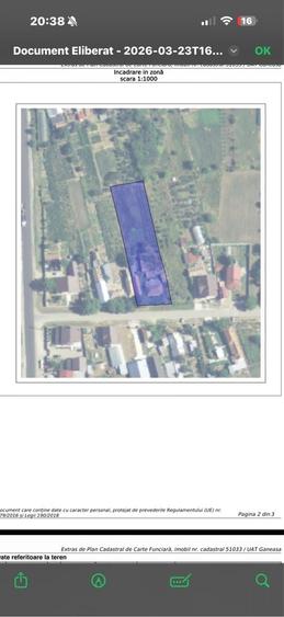 Casă cu 3 camere cu Teren 1253 Mp în Găneasa