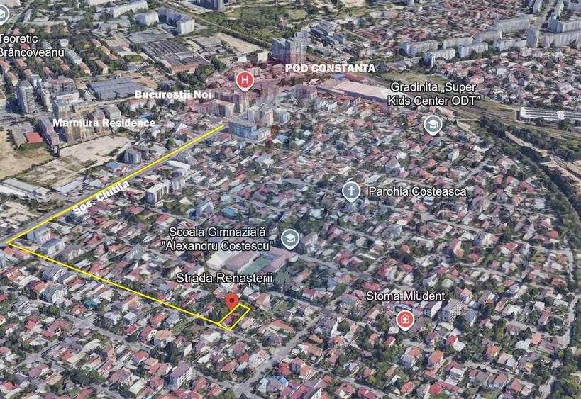 Casă individuală cu 5 camere cu Teren 484 Mp în Bucureștii Noi