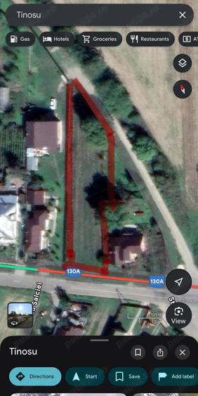 Teren de 1533 mp, în Tinosu