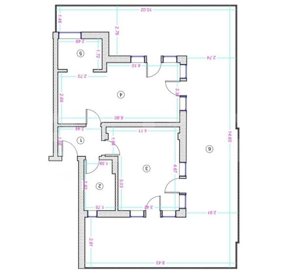 Apartament cu 2 camere semidecomandat în Grigorescu