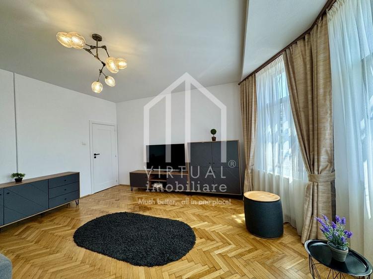 Apartament cu 2 camere semidecomandat în Central