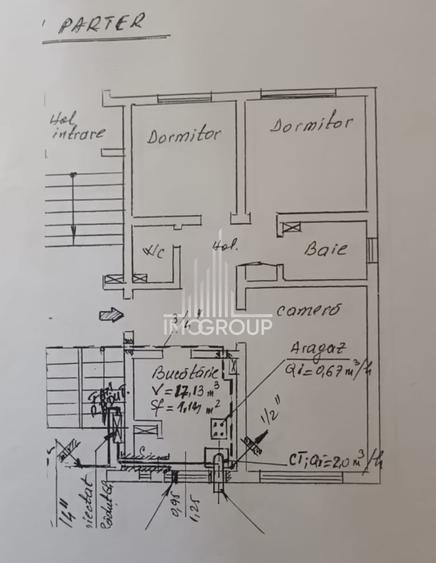Apartament cu 3 camere decomandat, mobilat în Între Lacuri