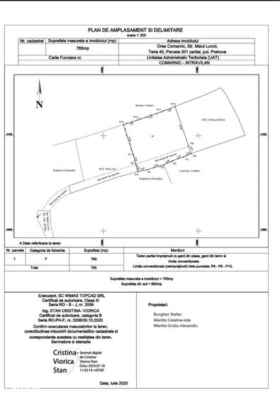 Teren intravilan de vanzare - Comarnic - 1