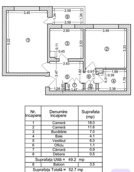 Apartament 2 Camere Decomandat Aparatorii Patriei - 7