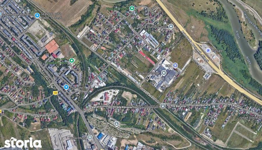 Vand teren intravilan zona Prundu Mic, S=500mp, stradal - 4