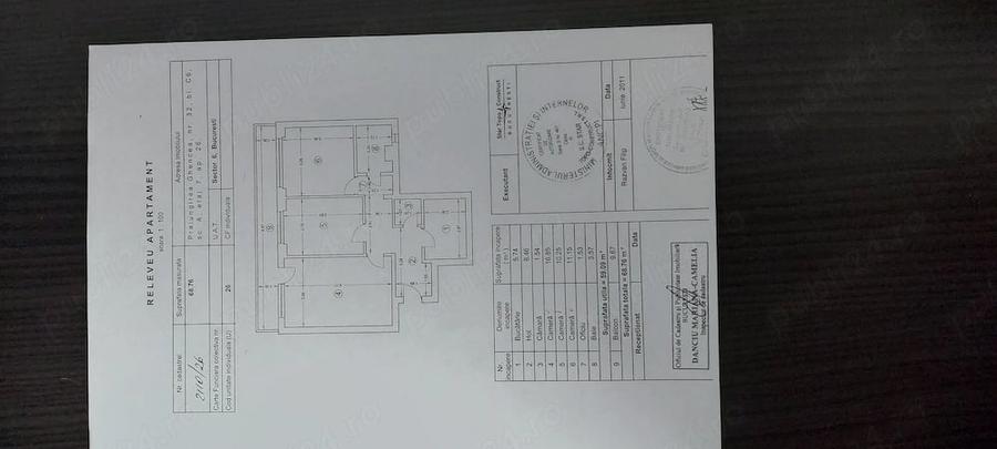 Apartament cu 3 camere decomandat în Prelungirea Ghencea