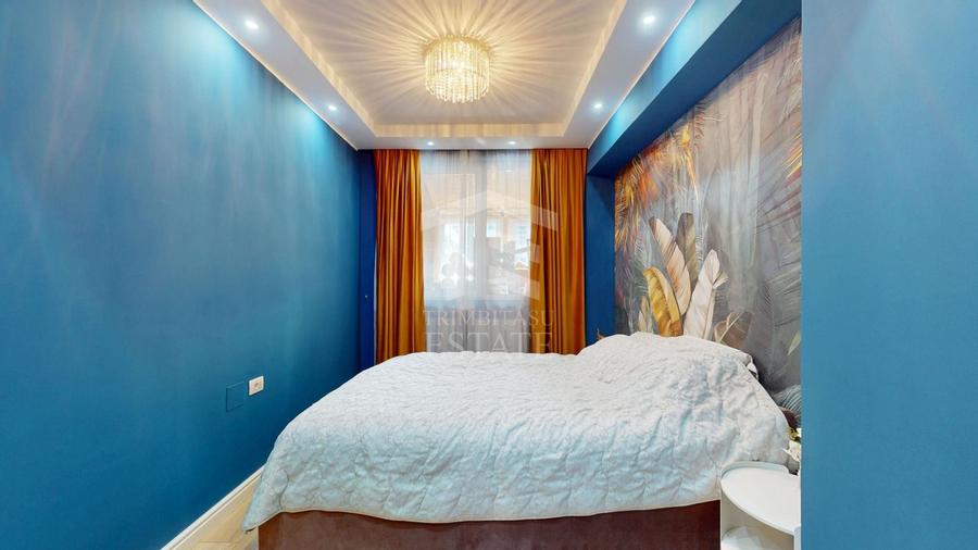 Apartament cu 3 camere decomandat, mobilat în Exterior Vest