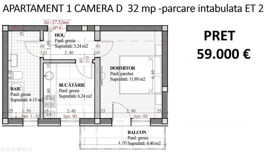 IASI - LUNCA CETATUII - Apartament cu 1 camera in bloc nou + parcare - 6