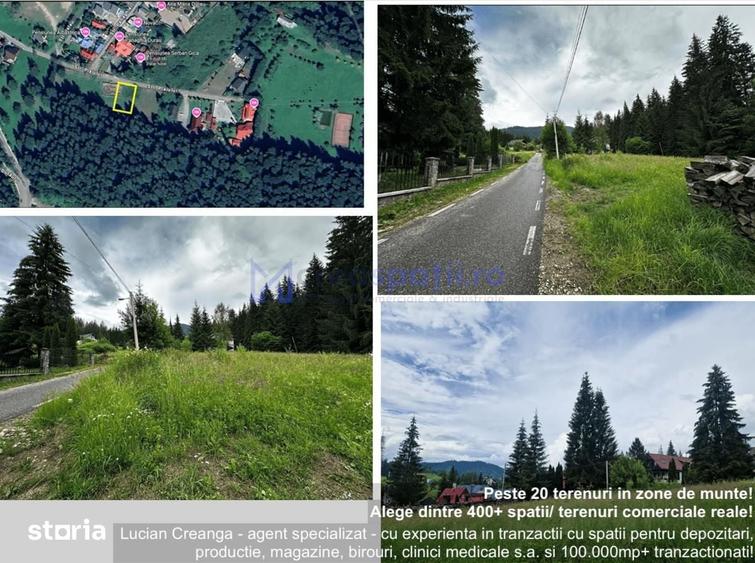Teren de 1048 mp, în Ceahlău