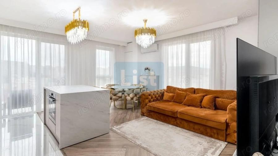 Apartament cu 3 camere semidecomandat în Nord