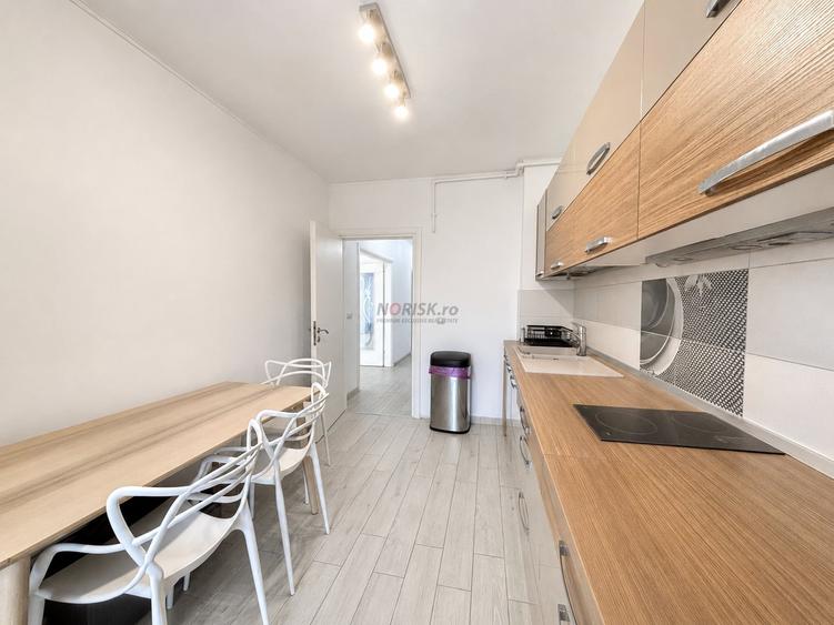 Apartament cu 3 camere decomandat, mobilat în Jiului
