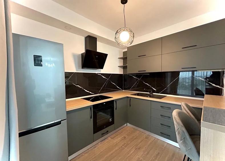 Apartament cu 2 camere semidecomandat, mobilat în Pipera