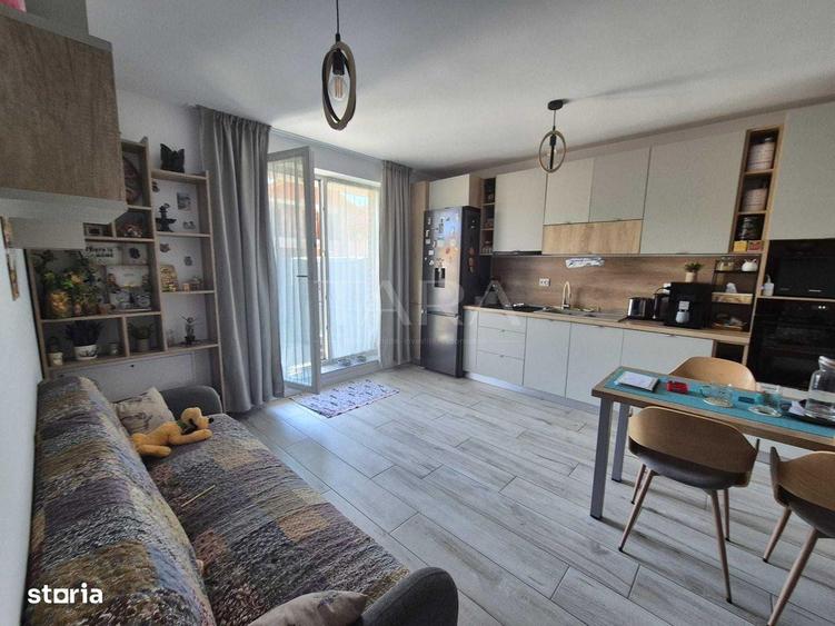 Apartament cu 2 camere, mobilat în Chinteni
