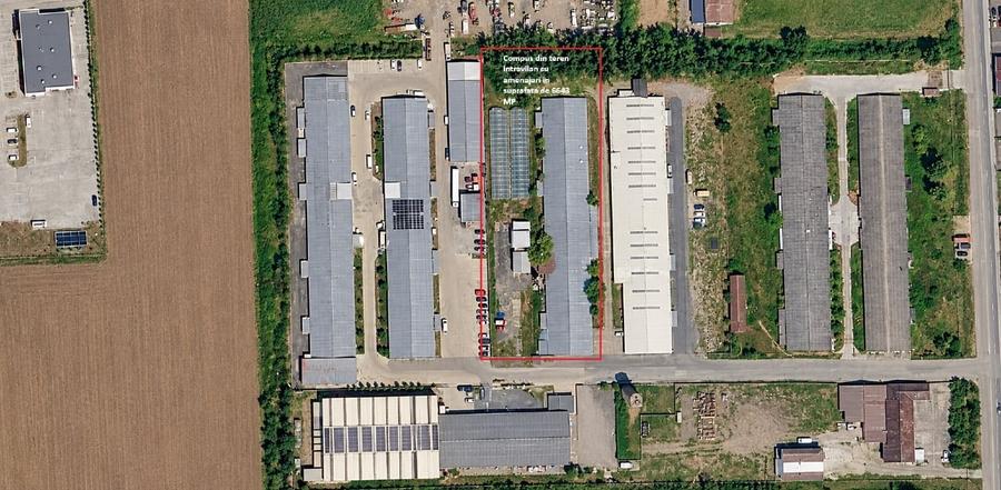 Spațiu industrial, de 2,124 mp, în Careiului