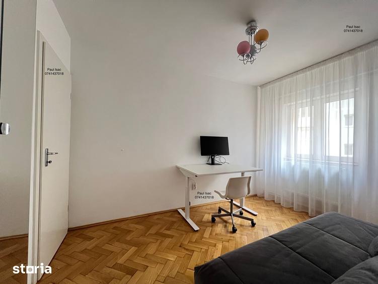 Apartament cu 3 camere, mobilat în Centrul Civic