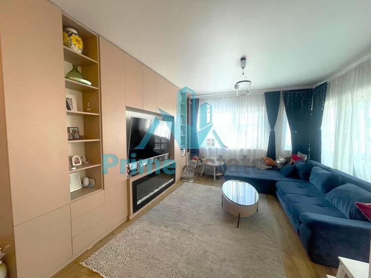Apartament cu 3 camere semidecomandat, mobilat în Dâmbul Rotund