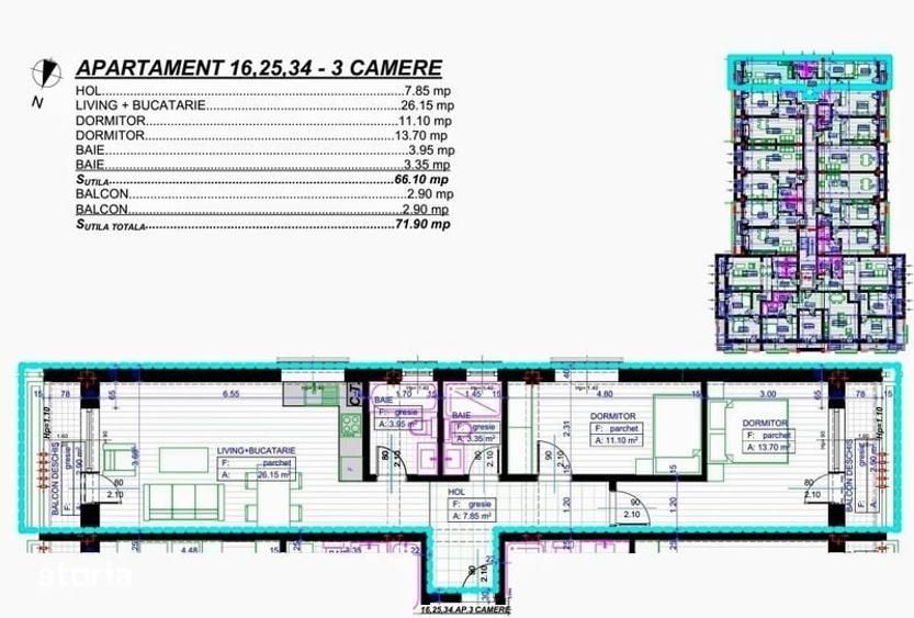 Apartament trei camere ultracentral - 8