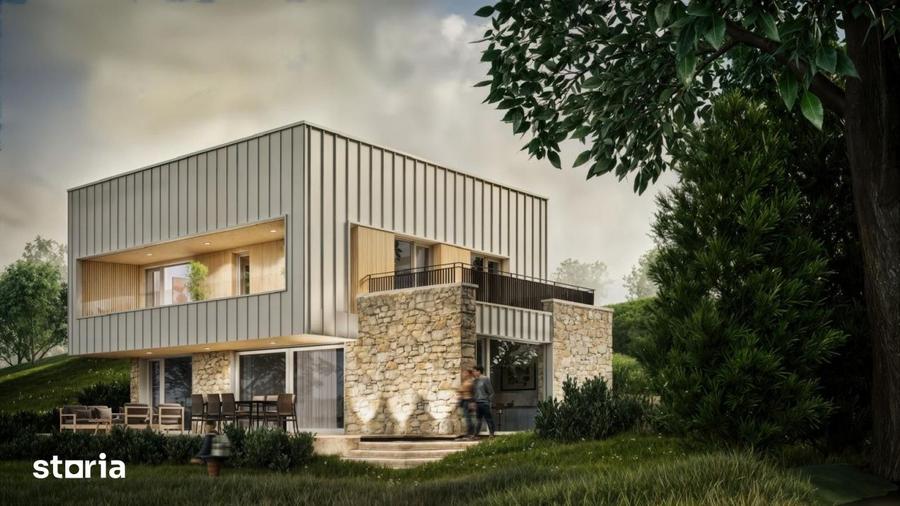 Casa moderna cu panorama, 172 mp utili si teren de 620 mp | Popesti De - 1