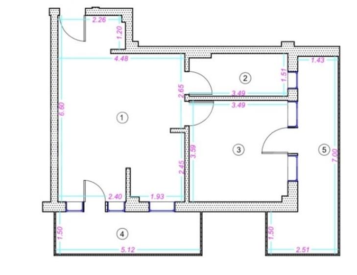 Apartament cu 2 camere semidecomandat în Grigorescu
