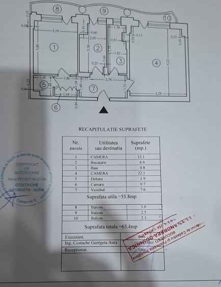 Apartament cu 2 camere decomandat în Decebal