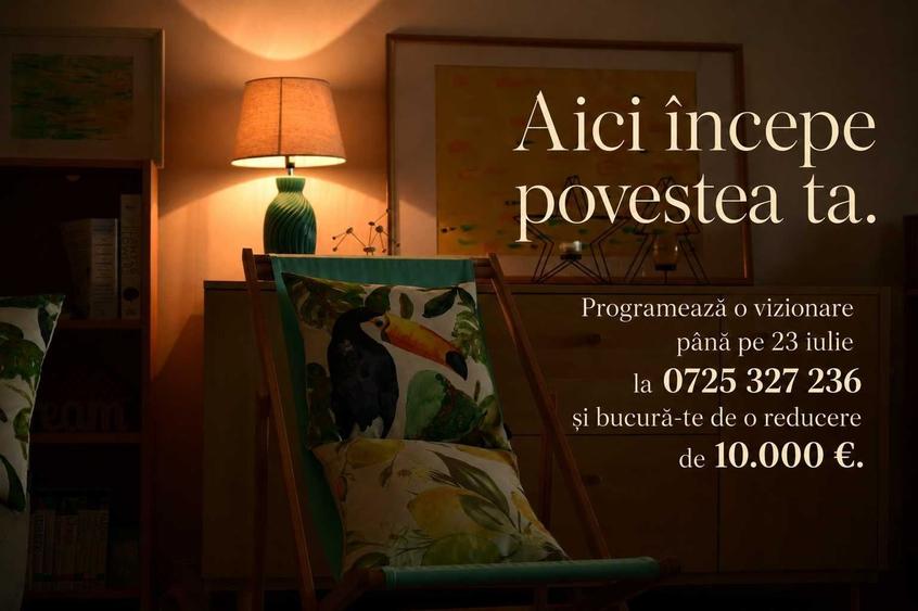 Apartament cu 2 camere decomandat în Tei