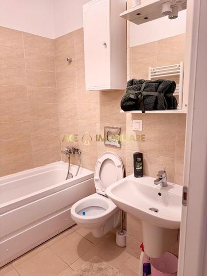 Apartament cu 2 camere semidecomandat, mobilat în Mihai Bravu