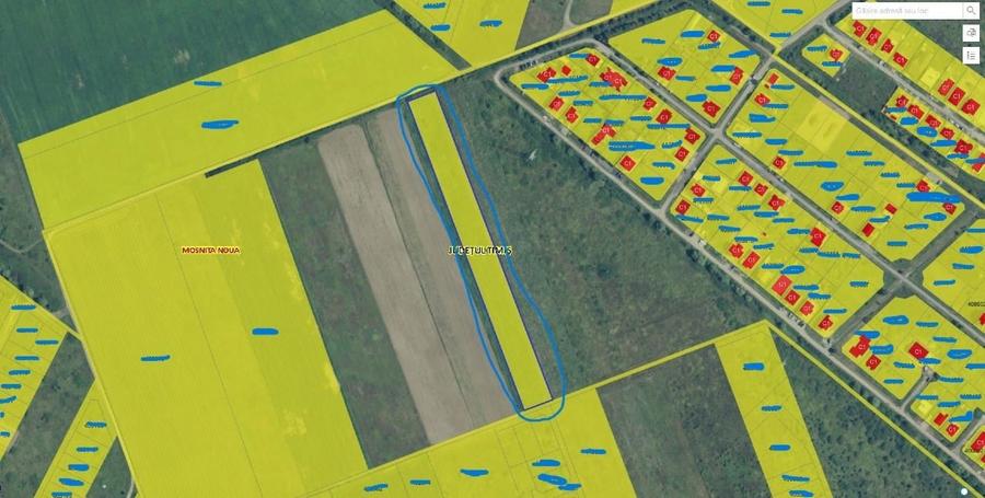 Teren Construcții extravilan de 10000 mp, în Moșnița Nouă