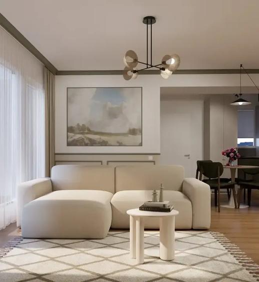 Apartament cu 2 camere semidecomandat, mobilat în Tineretului