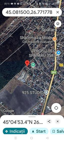 Teren de 447 mp, în Băceni