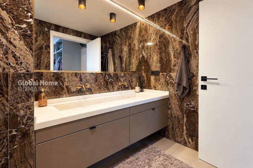Penthouse cu 4 camere decomandat, mobilat în Herăstrău