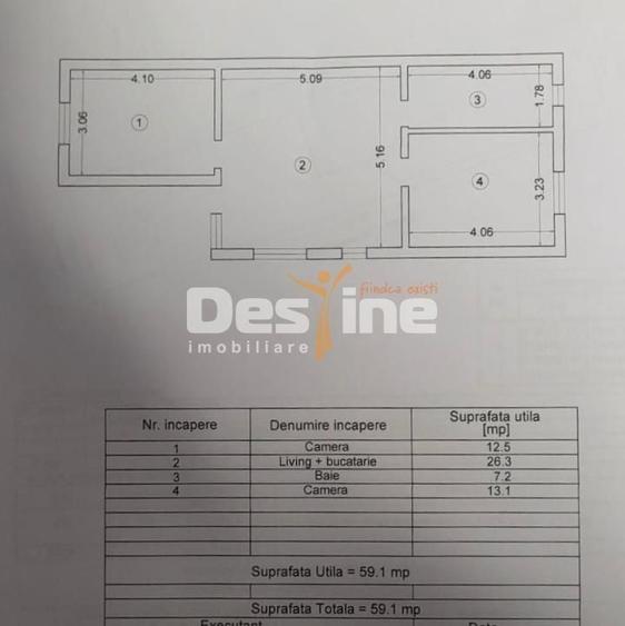 Casă individuală cu 2 camere cu Canalizare în Lumina