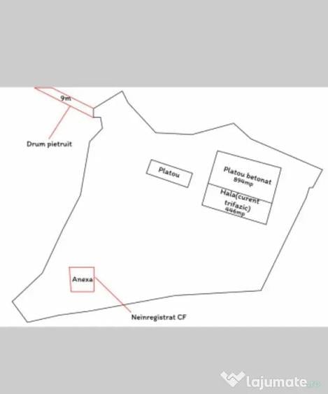 Oportunitate de investitie!Teren 11416mp intravilat 4377 ext - Vistea (Cluj) - 1