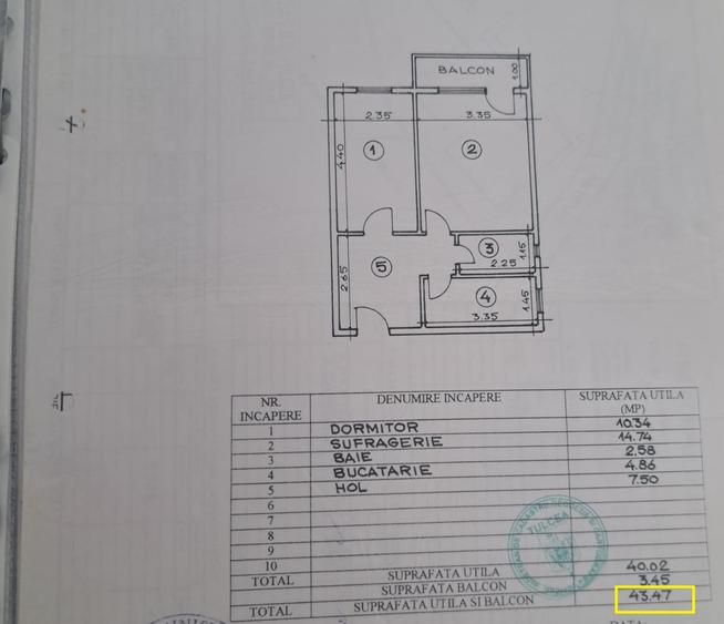 Apartament cu 2 camere în Neptun