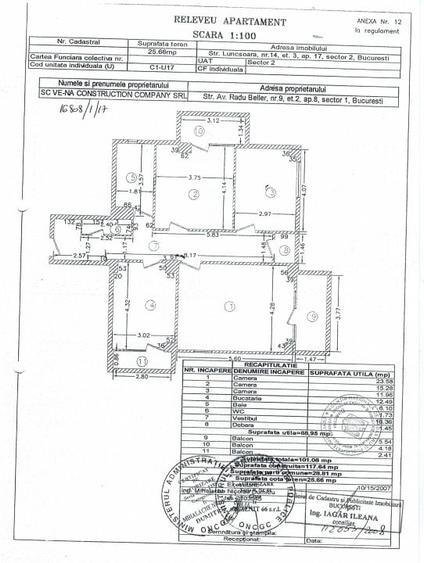 Apartament cu 3 camere decomandat în Moșilor