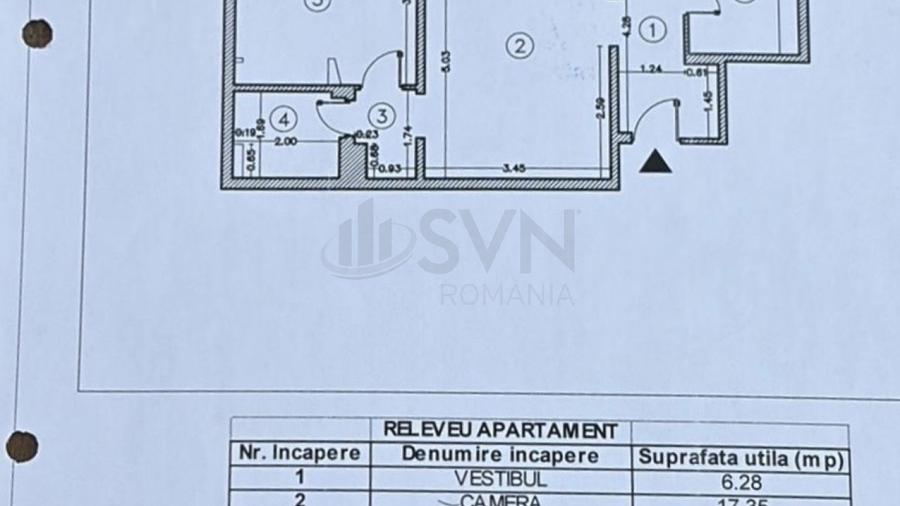 Apartament cu 2 camere semidecomandat, mobilat în Grivița