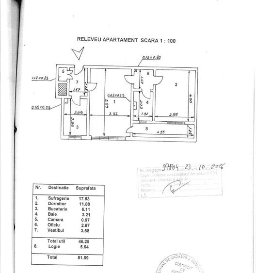 Apartament cu 2 camere semidecomandat în Drumul Taberei