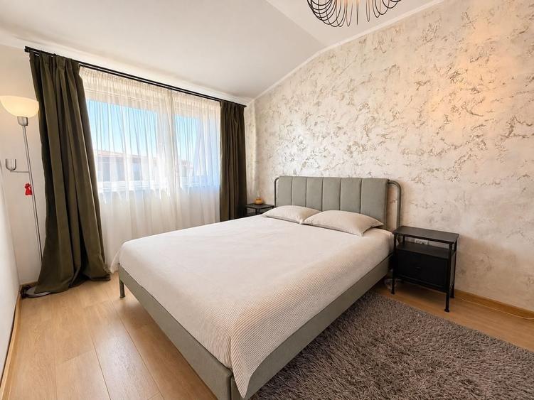 Apartament cu 2 camere semidecomandat, mobilat în Sânpetru