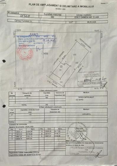 Casă cu Teren 582 Mp în Tătărași