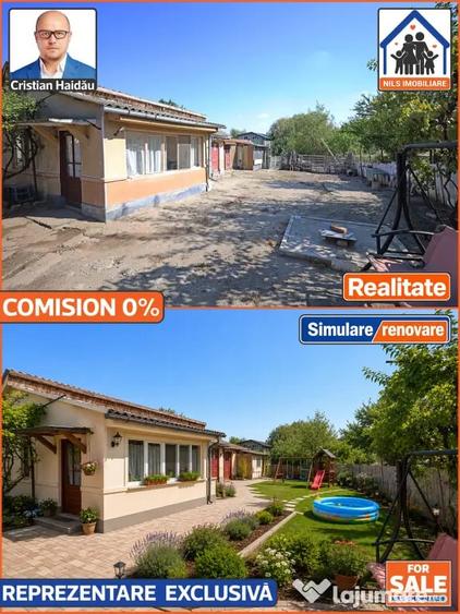 Casă cu 4 camere în Ștefăneștii de Sus