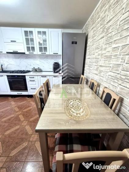 Apartament cu 3 camere semidecomandat în Central