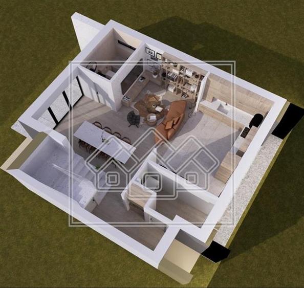 Duplex cu 4 camere cu Canalizare în Șura Mică