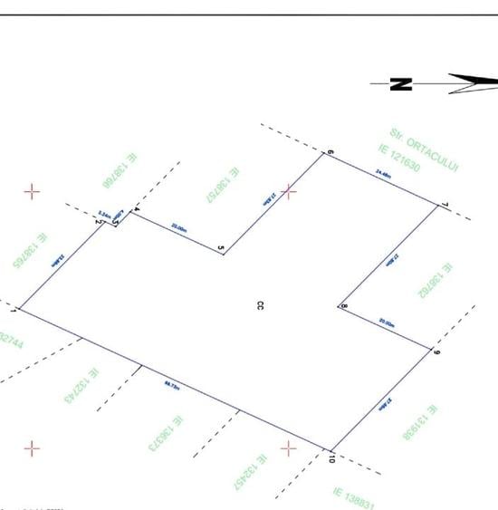 Teren Construcții intravilan de 2376 mp, în Central