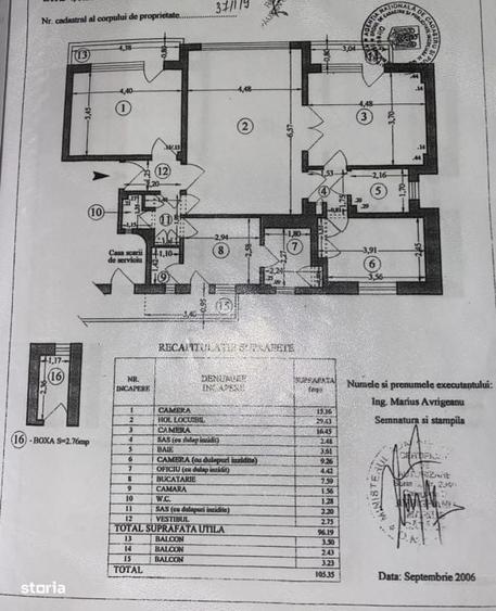 Apartament cu 4 camere semidecomandat în Universitate