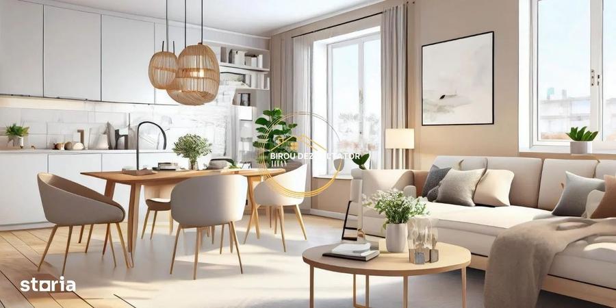 Apartament cu 2 camere decomandat în Titan